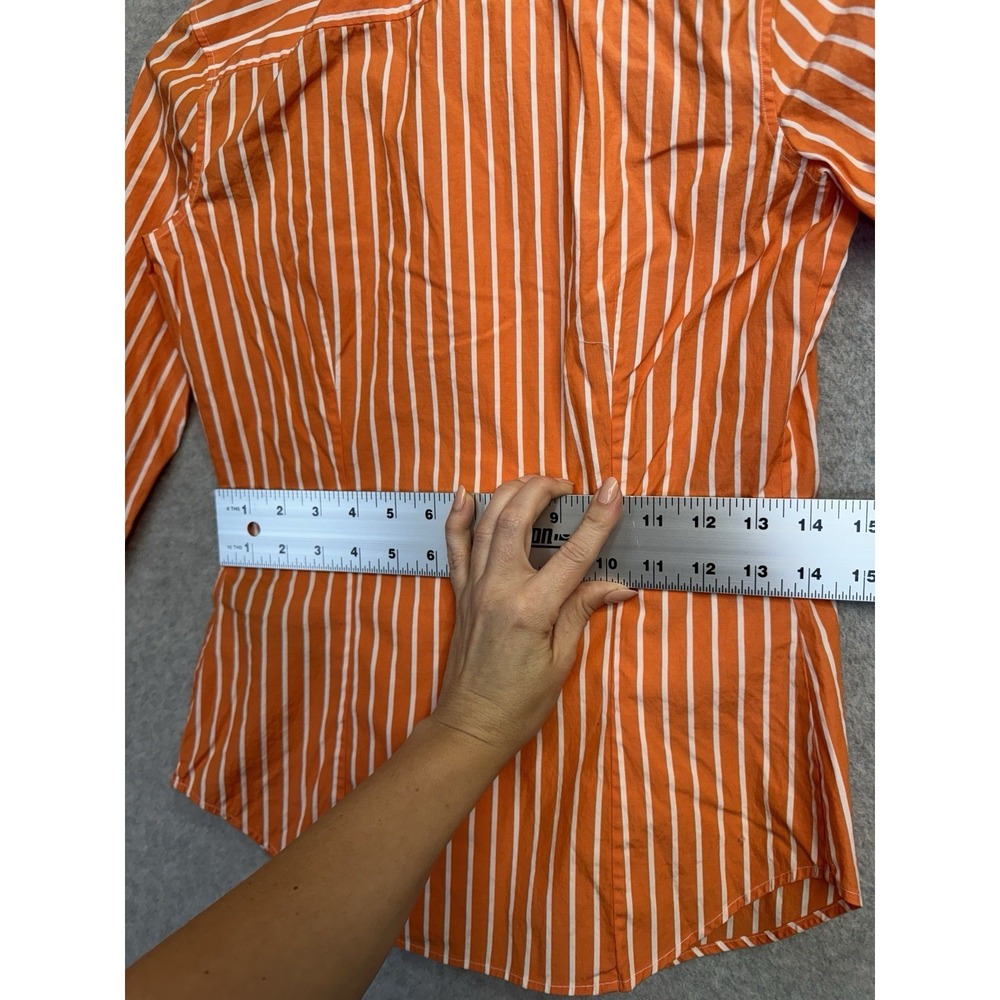 Ralph Lauren Black Label Striped Button-Up Shirt Big Pony Sz 2 Cotton Stretch - Picture 16 of 16